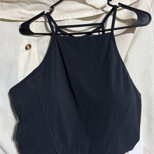 BuffBunny Black Athletic Crop Top